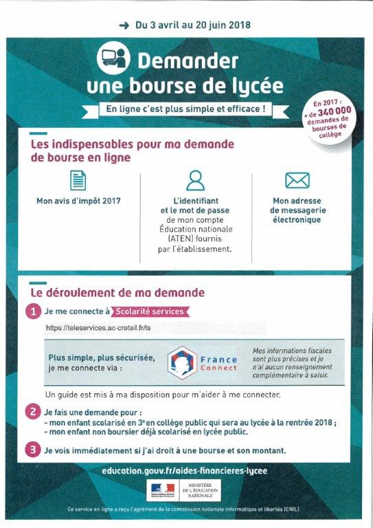 Bourses 2018 2019 Lycee Guillaume Bude